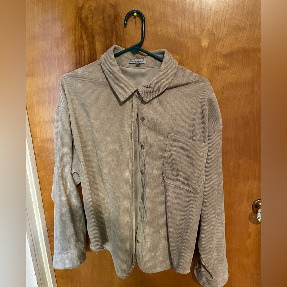 Corduroy button down
